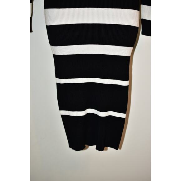 PrettyGuide Turtleneck Sweater Dress Long Sleeve Ribbed Stretch Midi Bodycon NWT - Picture 6 of 14